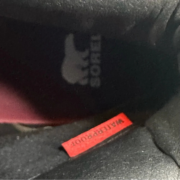 SOREL Lennox Waterproof Hiker Boot In Black.  Sz: 9 - Picture 12 of 13